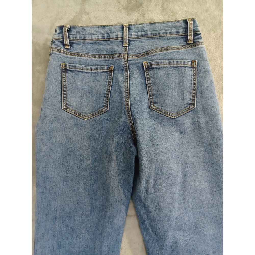 Gloria Vanderbilt Amanda Jeans Size 10 Raw Hem Straight Leg Stretch Everyday‎ - Picture 4 of 10